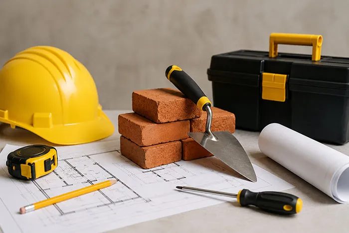 Unelte, materiale și planuri pentru lucrări tehnice și pregătirea renovării
