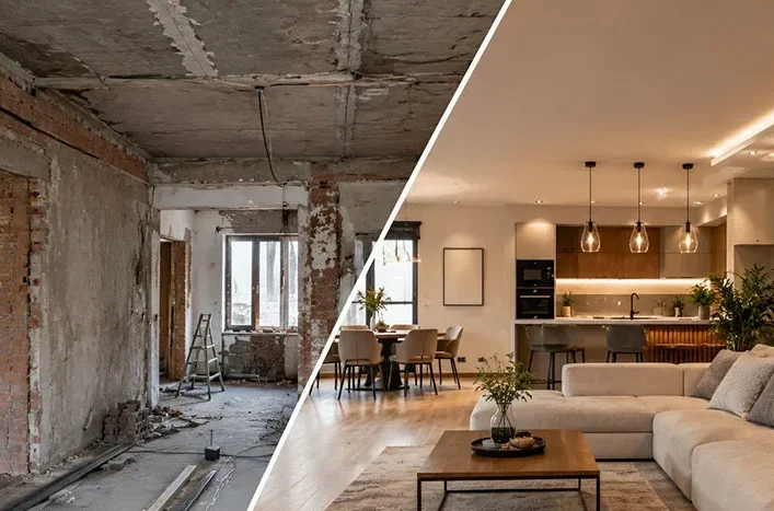 Unelte, materiale și planuri pentru lucrări tehnice și pregătirea renovării
