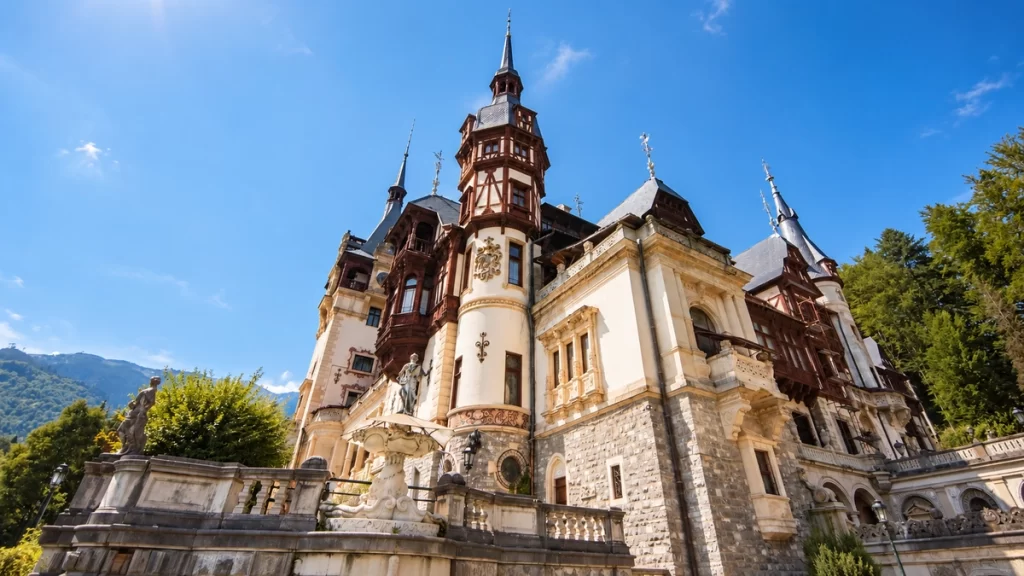 Castelul Peleș din Sinaia, vedere exterioară